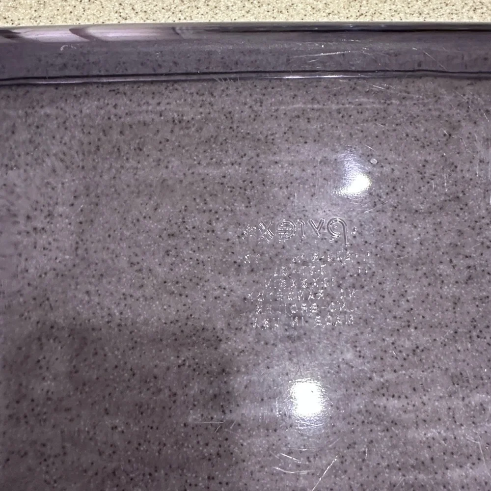 RARE Vintage VTG Pyrex Purple Amethyst 9x13×2 3QT 3L Lasagna casserole dish